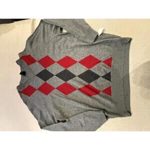 Jos. A. Bank Executive Collection Argyle Lambswool Sweater,
